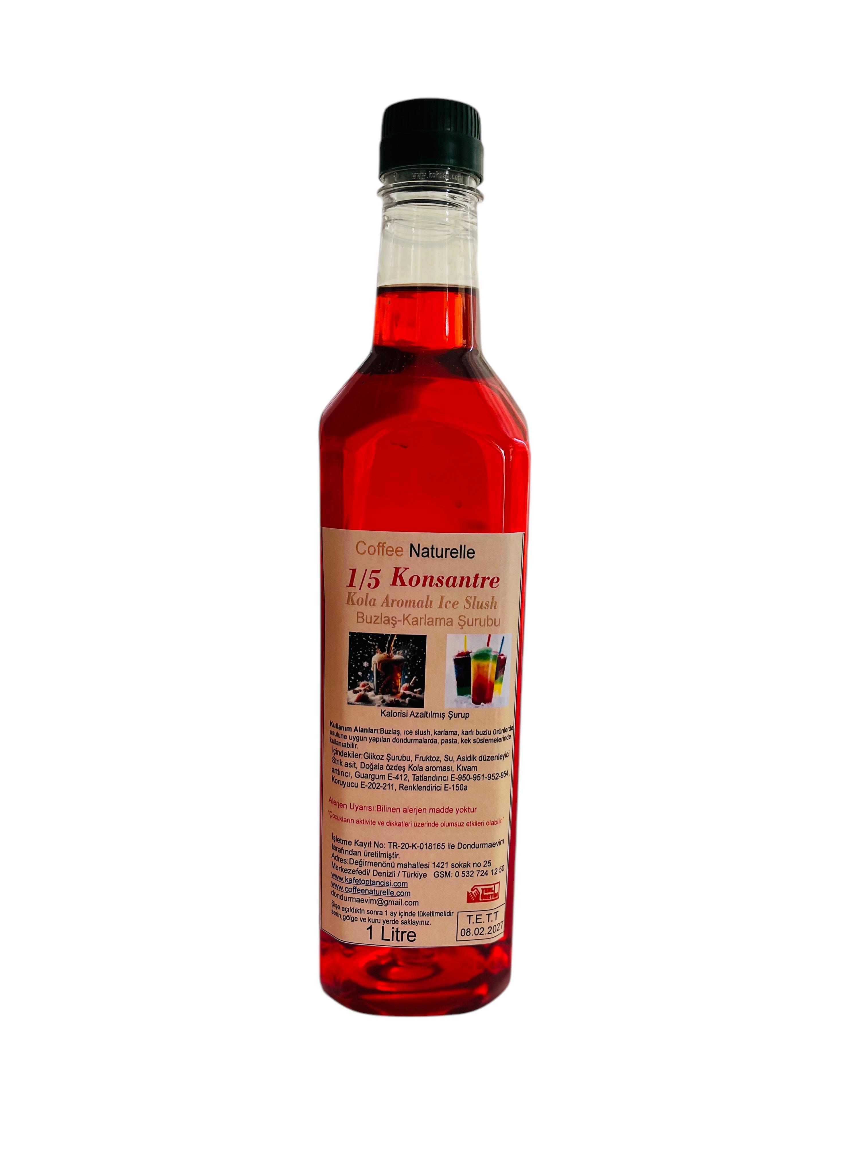 Kola Aromalı 1 e 5 Şurup 1lt ürün görseli