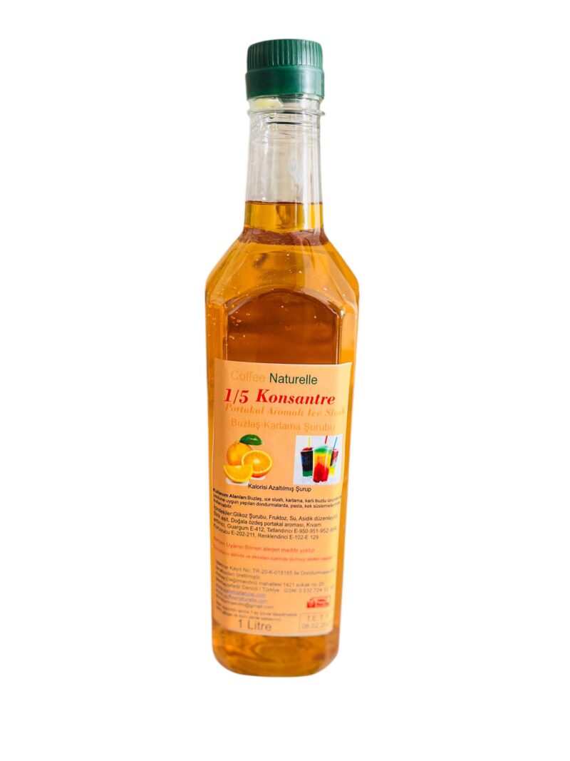 6×1 Litre Portakal Ice Slush Buzlaş Karlama – 1’e 5 Sulandırılır, 6 Litre Ürün! – Coffee Naturelle ürün görseli