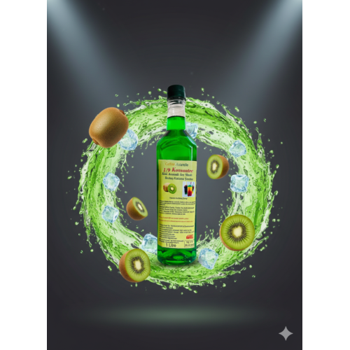 6×1 Litre Kivi Aromalı Konsantre Şurup – 1’e 9 Sulandır, Her Şişeden 10 Litre Buzlaş! – Coffee Naturelle ürün görseli