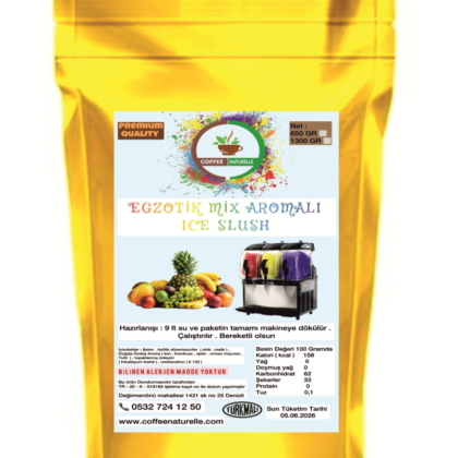 Aromasan Karadut Aromalı Buzlaş Tozu 1250 gr – Ice Slush Karışımı – Coffee Naturelle ürün görseli