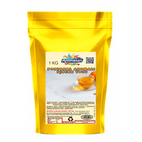 Portakal Aromalı İçeek Tozu 1 kg ürün görseli