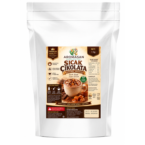 Karamel Aromalı Sıcak Çikolata 1 kg ürün görseli