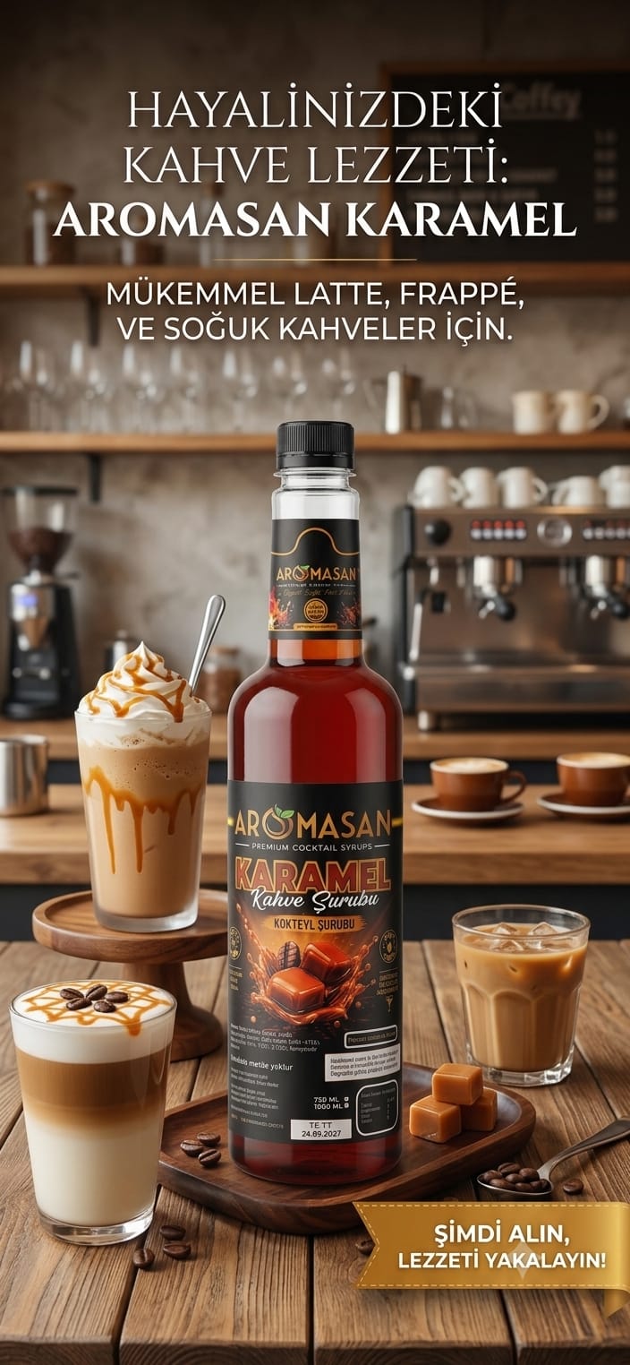 Aromasan Karamel kokteyl Şurubu 750 ml ürün görseli